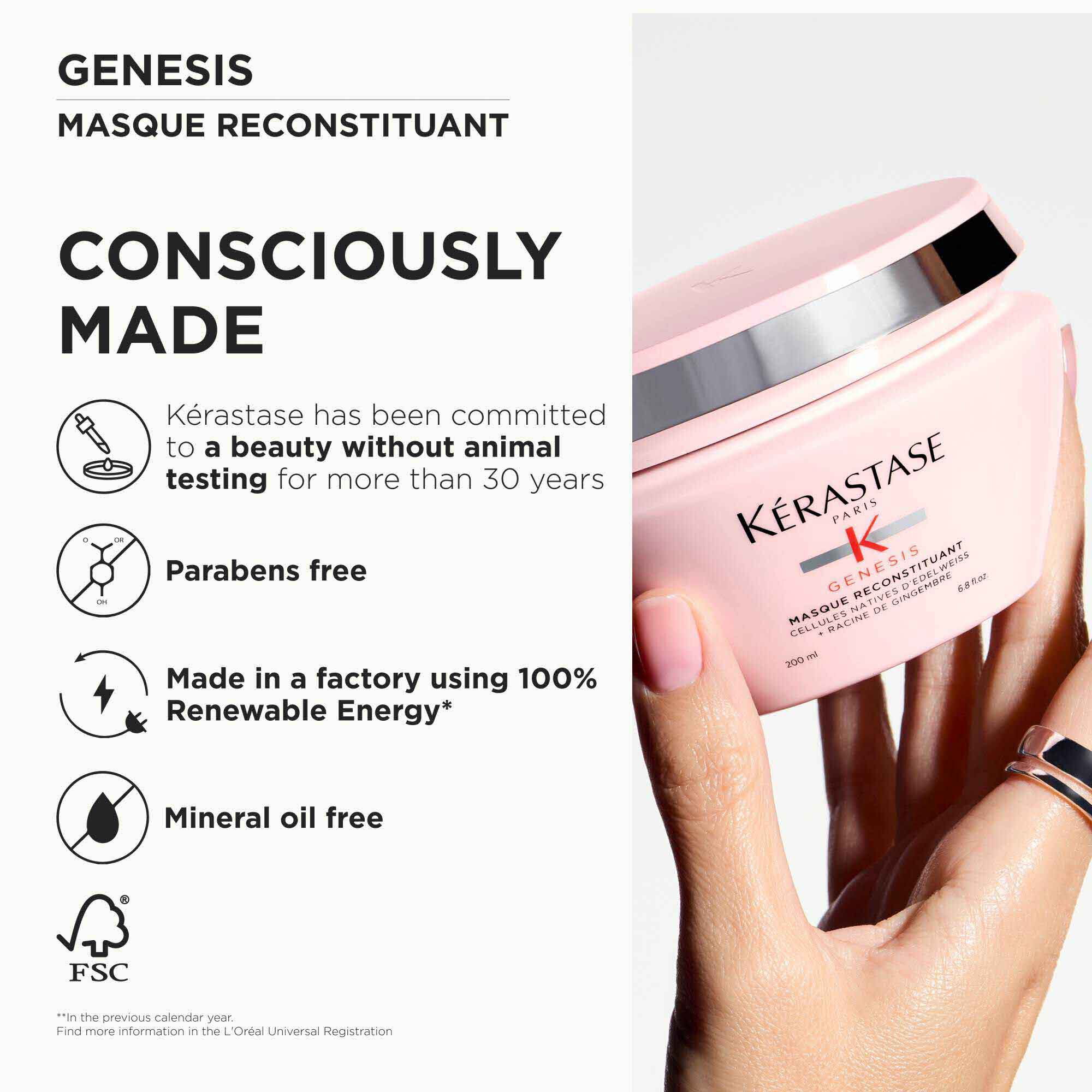 MASQUE RECONSTITUANT HAIR MASK