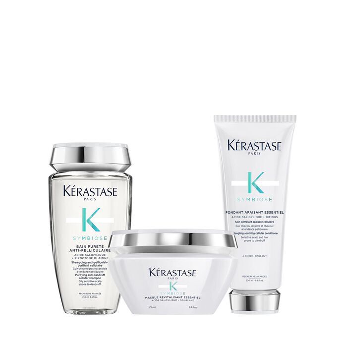 Symbiose set for anti dandruff, for fine to medium hair