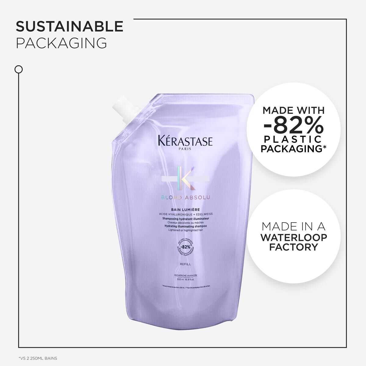 Kerastase Blond Absolu Bain Lumiere Shampoo For Blonde & Highlighted Hair - 250ml
