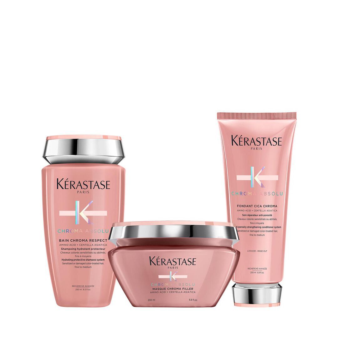 Chroma Absolu set for colored hair, for fine to medium hair