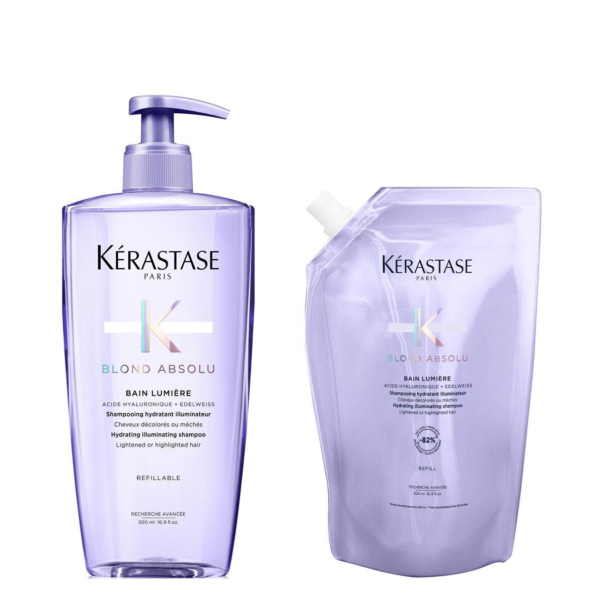 KERASTASE BLOND ABSOLU BAIN LUMIERE SHAMPOO FOR LIGHTENED AND HIGHLIGHTED HAIR BUNDLE