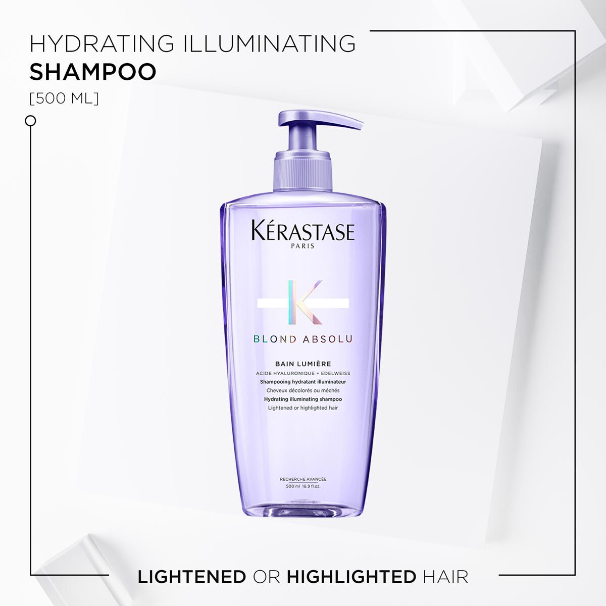 شامبو بان لوميار للشعر المفتّح أو المُعالج بالهايلايت من مجموعة كيراستاس بلوند أبسولو