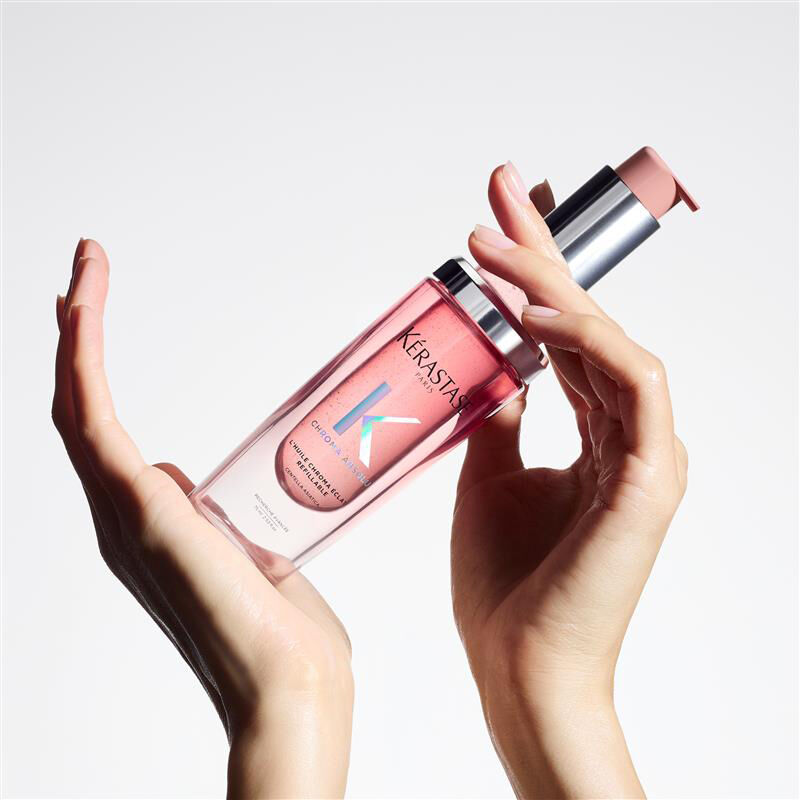 كيراستاس لويل كروما إيكلا بعبوة قابلة لإعادة التعبئة، زيت مجدد لإشراقة الشعر