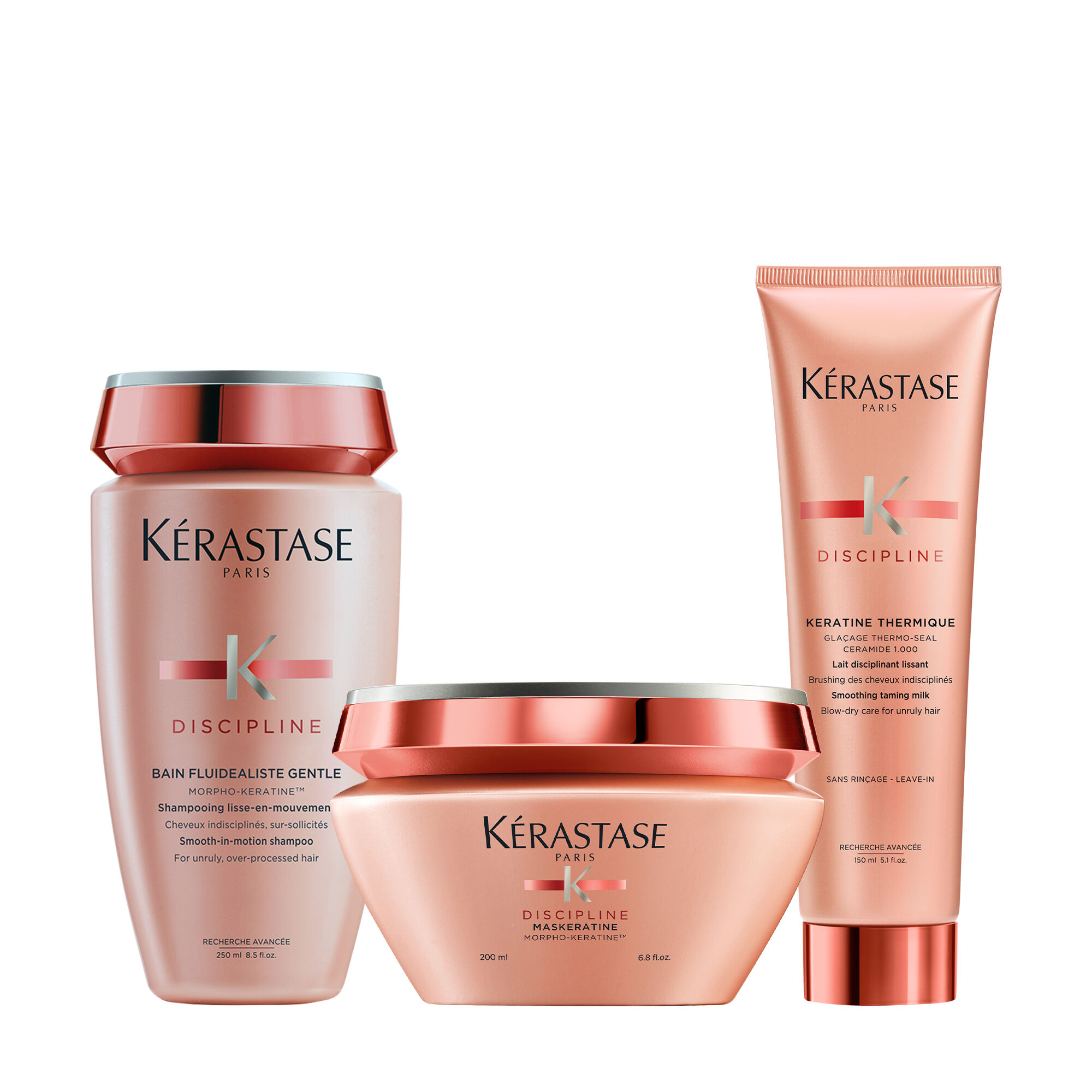 Discipline Anti-Frizz Deep Treatment Hair Care Set