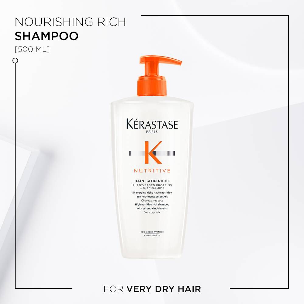 KERASTASE NUTRITIVE BAIN SATIN RICHE SHAMPOO FOR VERY DRY HAIR