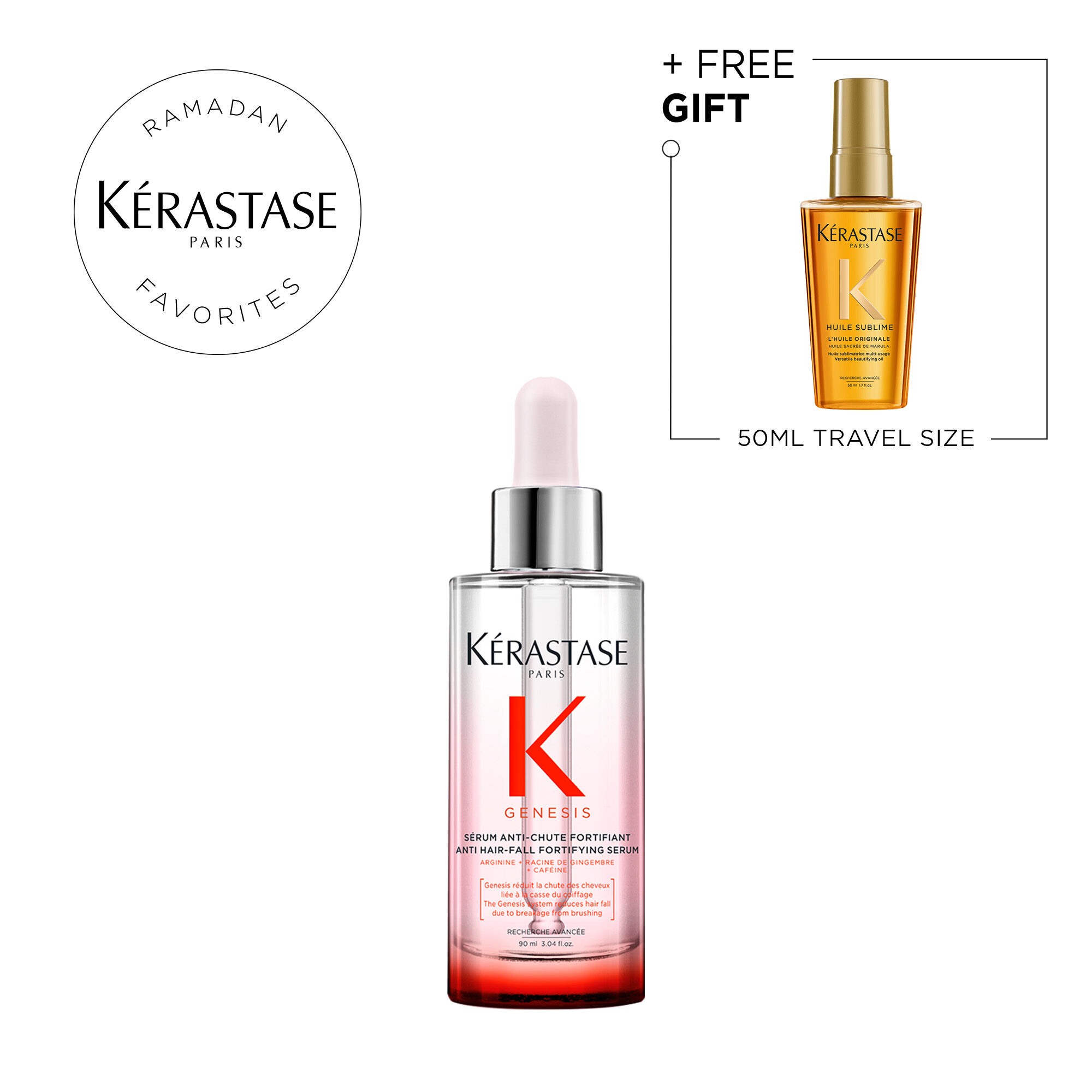 Genesis Anti Hair Fall Serum with a Complimentary Mask 75ml