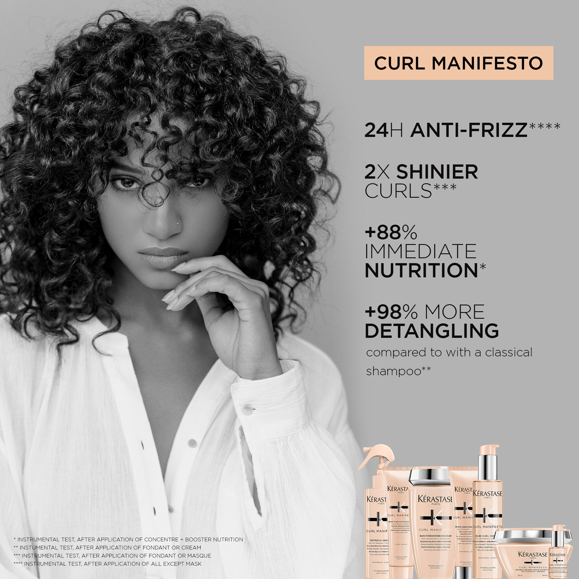 Curl Manifesto set for curly hair, for medium to thick hair