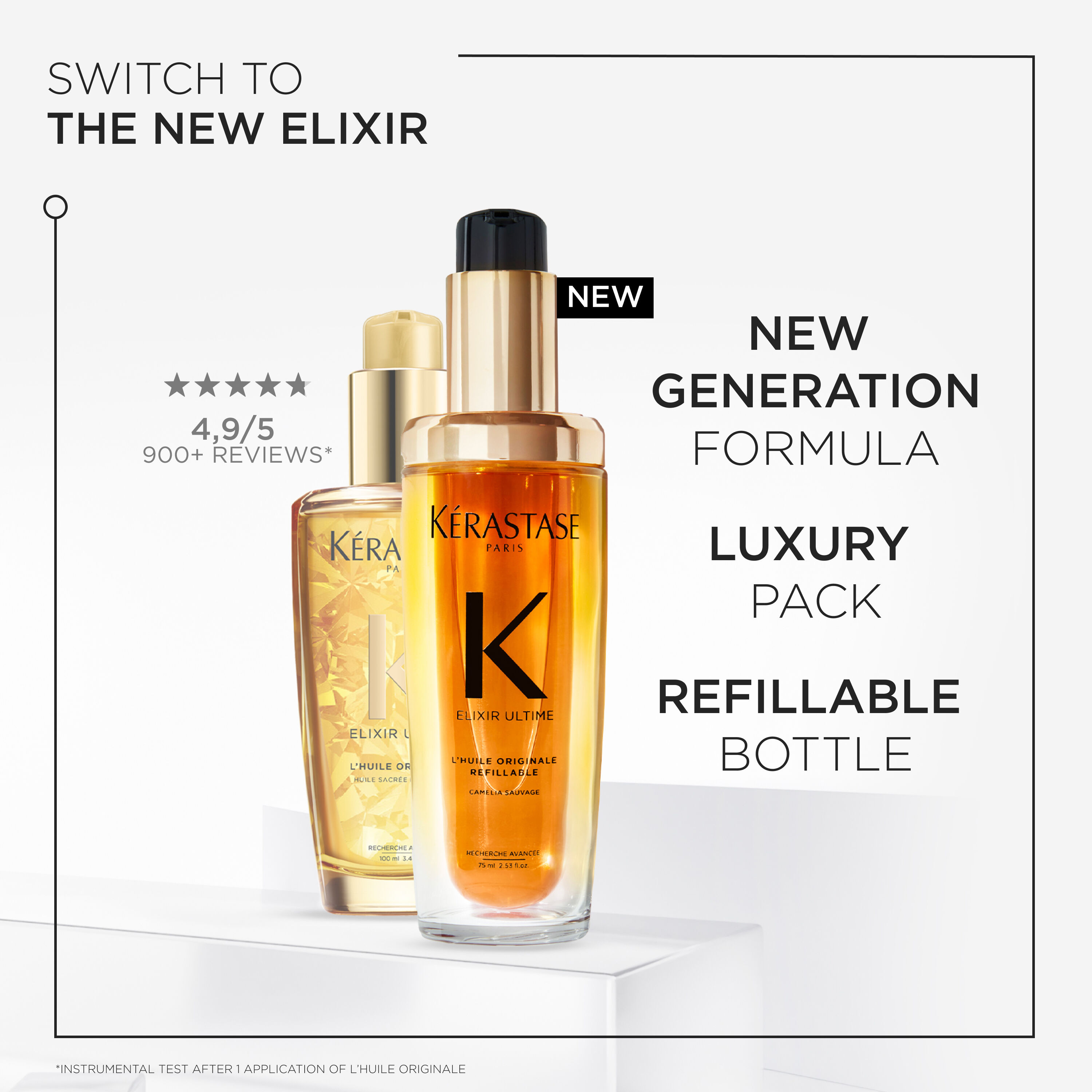 Elixir Ultime Original  Hair Oil  Refill, 75ml